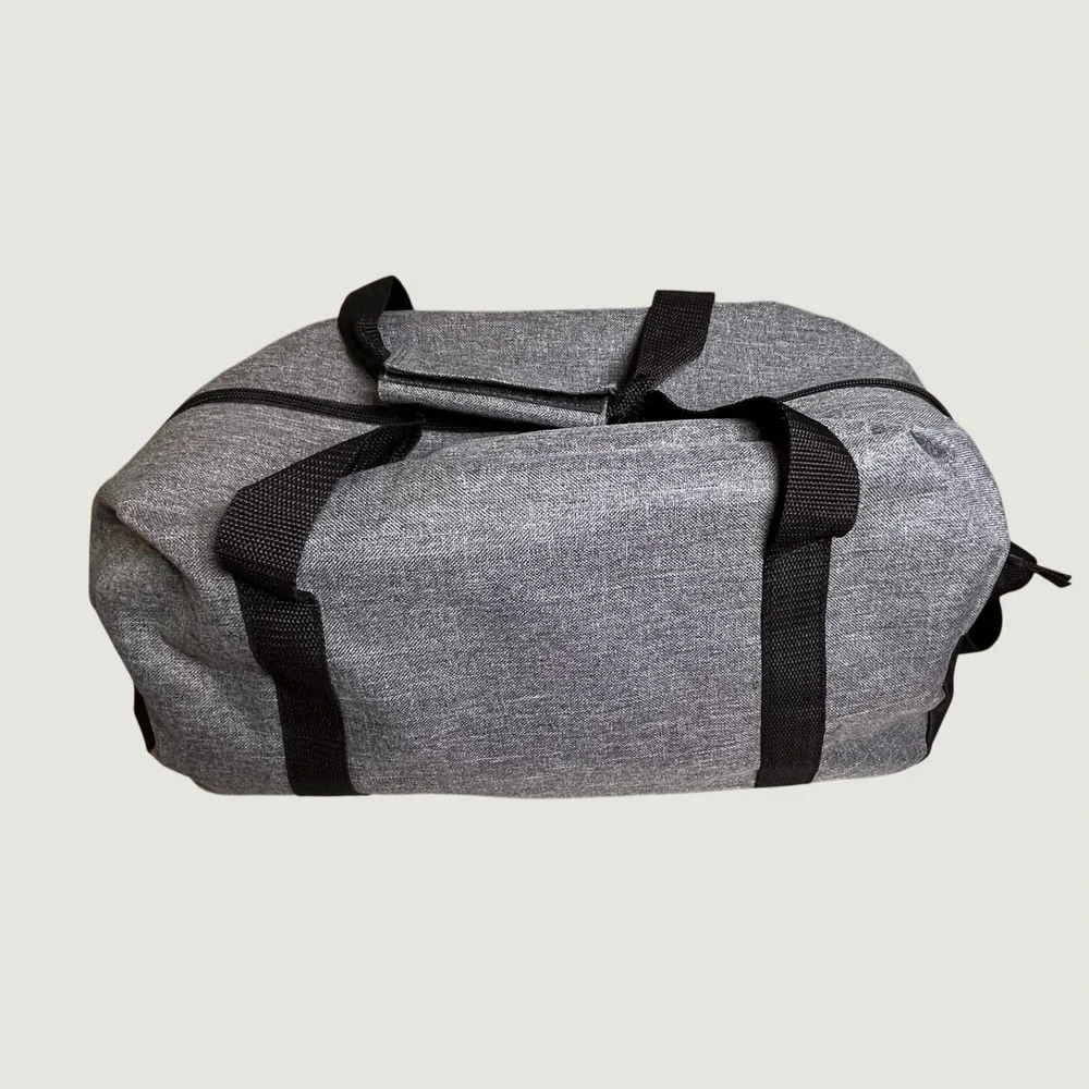 IBM Logo Gray Duffel Bag Travel Gym Carry On Shoulder Bag
